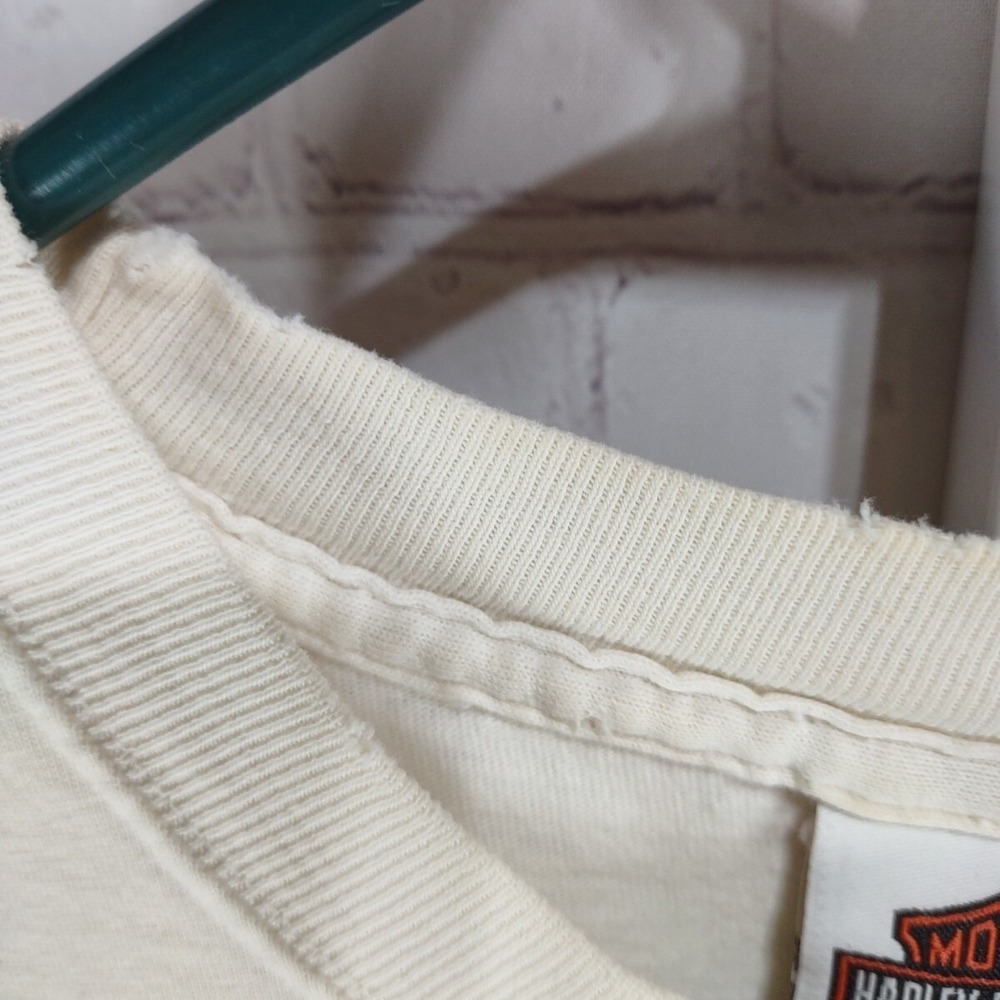 Harley Davidson M Shirt White 2004 Stroke It Talladega Test Facility Lincoln AL - Picture 6 of 11